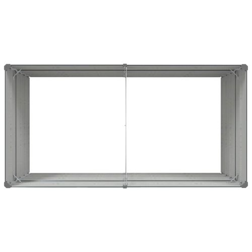 Кашпа Антрацит 195 x 100 x 45 см Галванизирана стомана