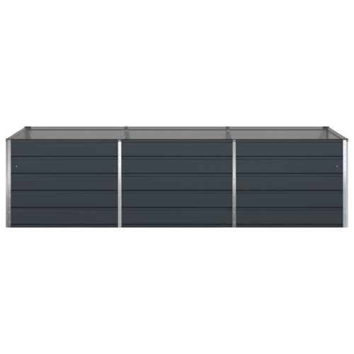 Кашпа Антрацит 195 x 100 x 45 см Галванизирана стомана