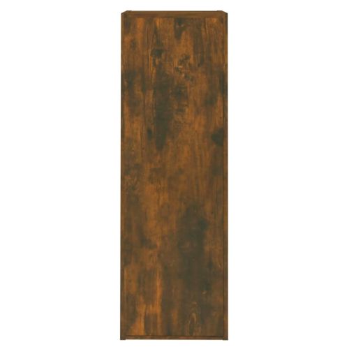 ТB шкафове, 2 бр, опушен дъб, 30,5x30x90 см, инженерно дърво