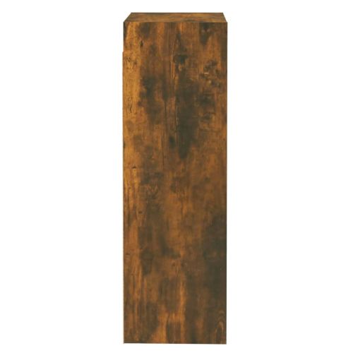 ТB шкафове, 2 бр, опушен дъб, 30,5x30x90 см, инженерно дърво