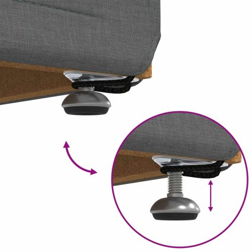 Стук Тъмен сив 41 x 41 x 40 см Текстил и конструирано дърво