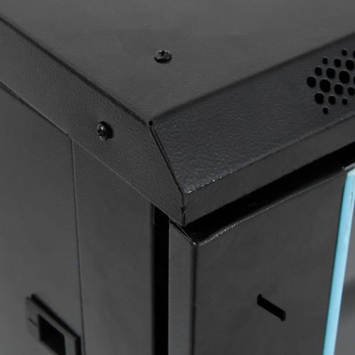 22U сървърен шкаф, 19", IP20, черен, 60x60x120 см