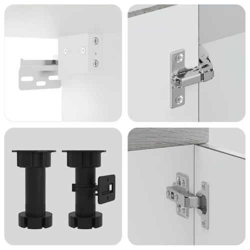 Комплект кухненски шкафове от 7 части Kalmar, инженерно дърво