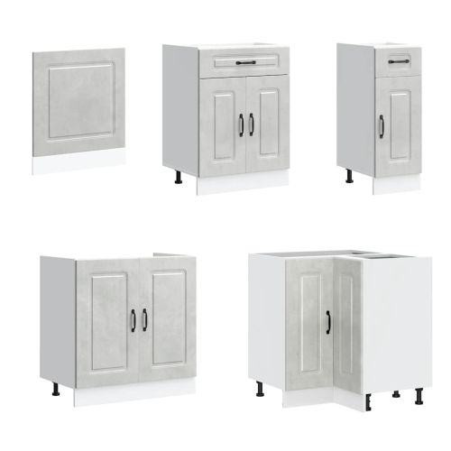 Комплект кухненски шкафове от 11 части Kalmar, инженерно дърво