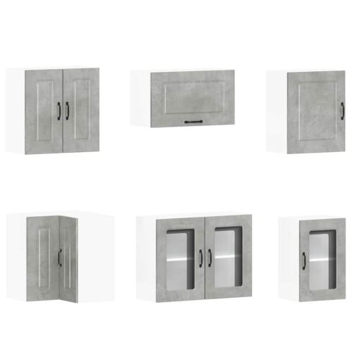 Комплект кухненски шкафове от 11 части Kalmar, инженерно дърво