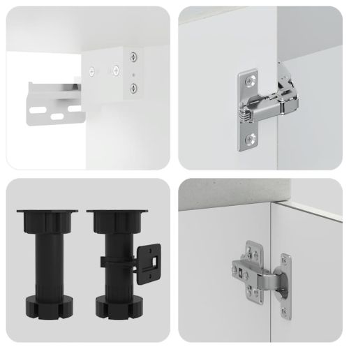 Комплект кухненски шкафове от 14 части Kalmar, инженерно дърво