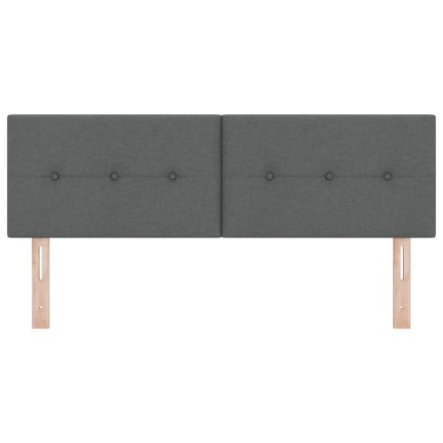 LED глава С LED лентисти светлини Тъмен сив 160 cm Полиестер