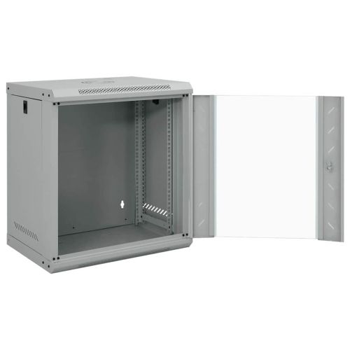 Мрежов кабинет със съхранение Сив 53 x 45 x 60 см Стомана