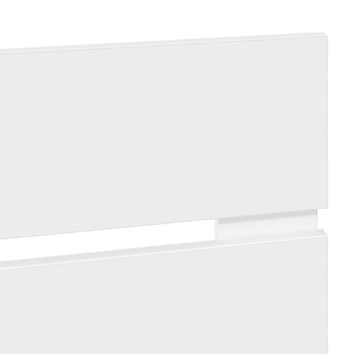 Облегалка за глава с таблото Бяло 80 cm Инженерно дърво