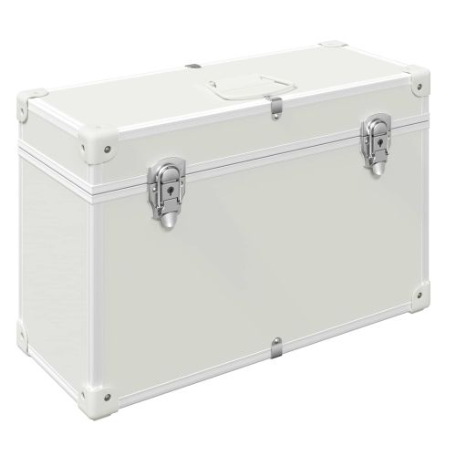 Дръжки за шкафове 12 pcs Бяло 85 x 45 мм Метал