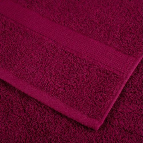 Премиум комплект хавлии от 6 части SOLUND бордо 600 gsm