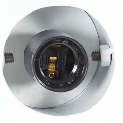 Индустриална пенделна лампа 25 W черна кръгла 19 см E27