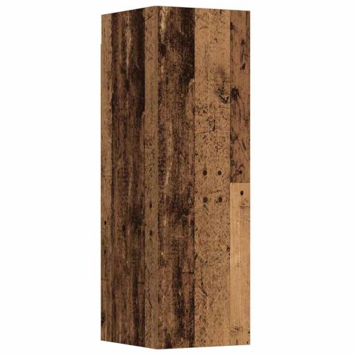 Комплект ТВ шкафове за стенен монтаж 5 части, инженерно дърво