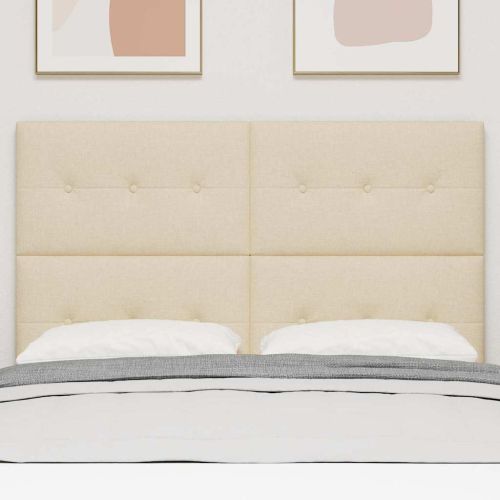 Облегалка за глава с таблото Крем 144 см Изкуствена