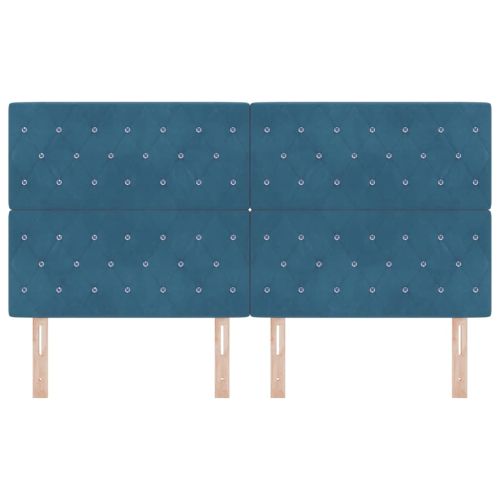 LED глава С LED лентисти светлини Тъмен син 180 cm Полиестер