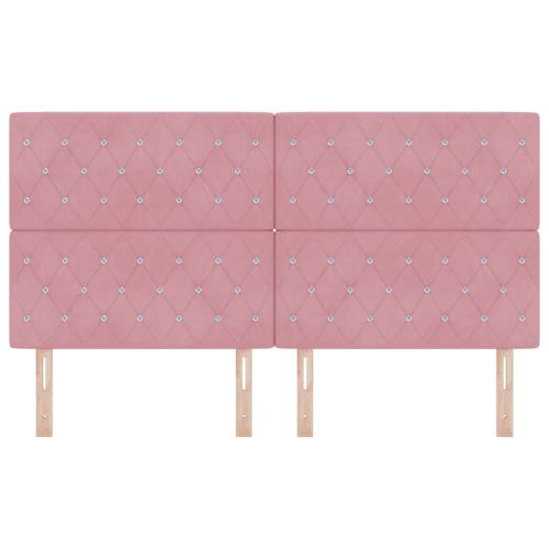 LED глава С LED лентисти светлини Розово 180 cm Полиестер