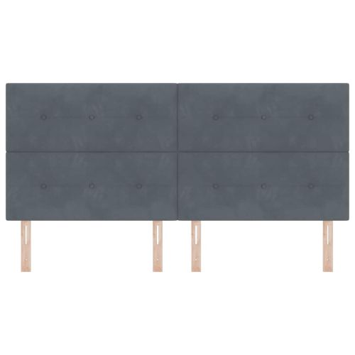 LED глава С LED лентисти светлини Сив 200 cm Полиестер