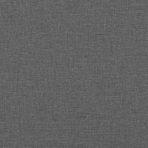 Легло с пружинирана основа Тъмносив 80 x 200 cm текстил