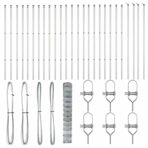 Стълб за ограда. Галванизирана 50 x 1,2 m Стомана