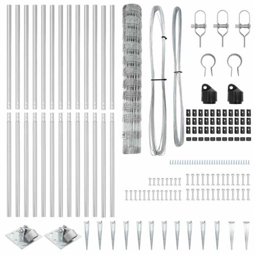 Стълб за ограда. Галванизирана 50 x 1,2 m Стомана