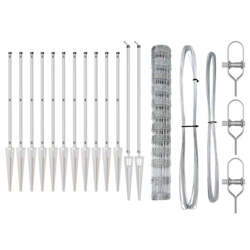 Стълб за ограда. Галванизирана 50 x 1,2 m Стомана