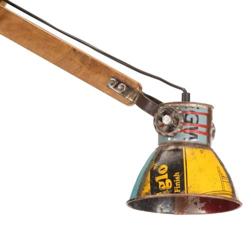 Стенна лампа, индустриален стил, многоцветна, кръгла, E27