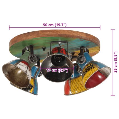 Лампа за таван 25 W, многоцветна, 50x50x25 см, E27