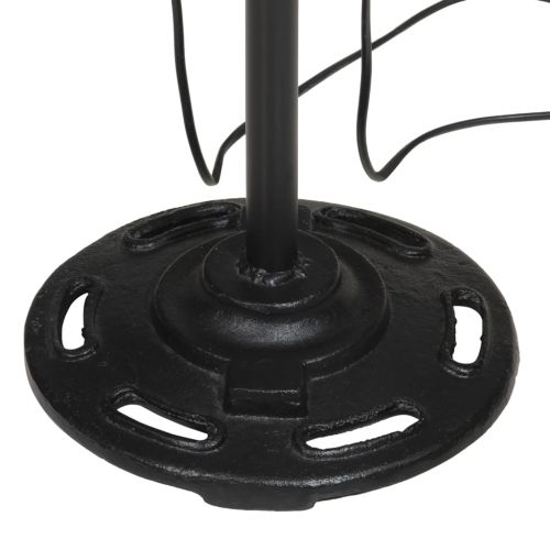 Подова лампа 25 W винтидж състарено червено 25x25x90/140 см E27