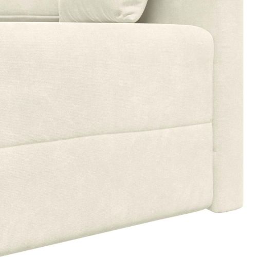 Диван-легло за под 200cm Крем Кадифе