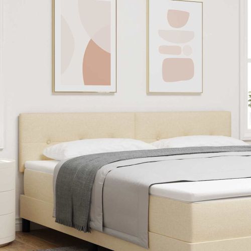 Облегалка за глава с таблото Крем 180 cm Изкуствена