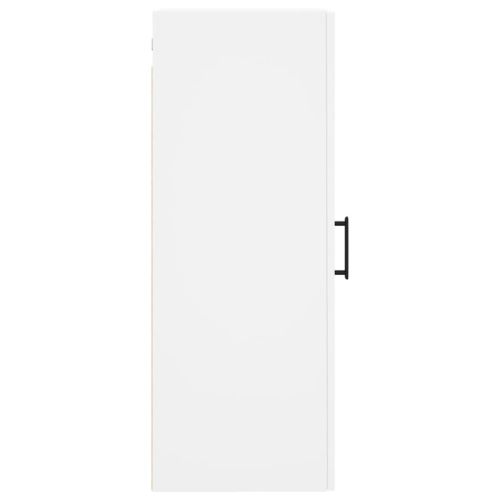 Стенен шкаф бял 34,5x34x90 см