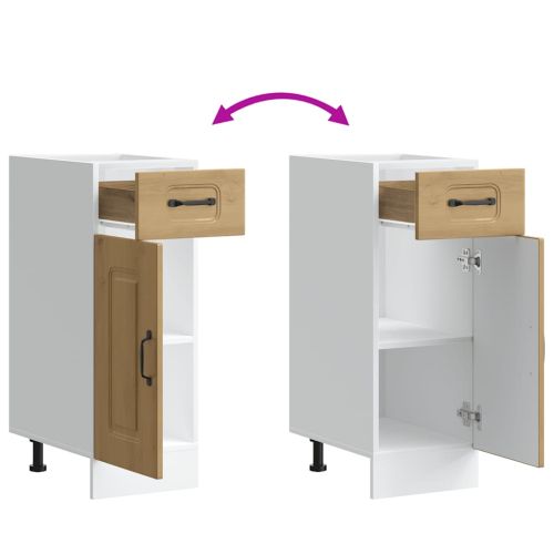 Кухненски шкаф, "Kalmar", дъб артизан, инженерно дърво