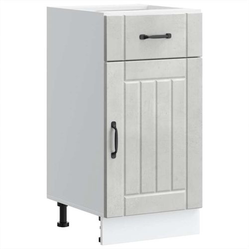 Кухненски шкаф Lucca, бетонно сив, инженерно дърво