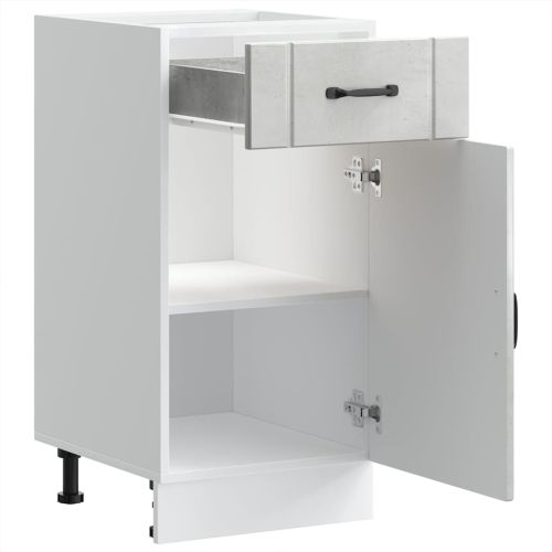 Кухненски шкаф Lucca, бетонно сив, инженерно дърво