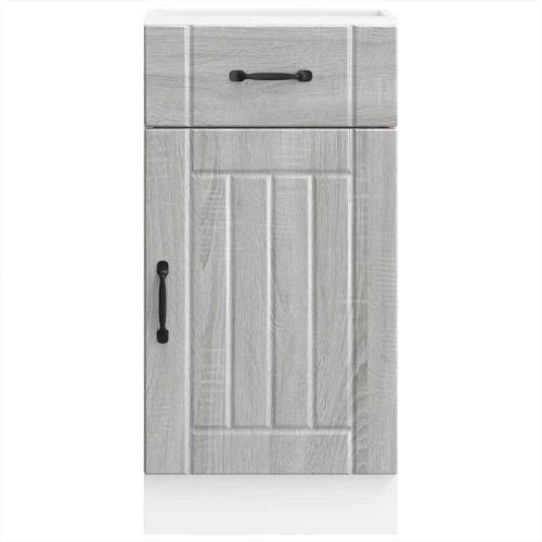 Кухненски шкаф Lucca, сив сонома, инженерна дървесина