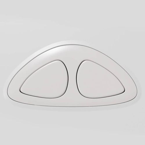 Тоалетно казанче с долен вход за вода, 3/6 л, бяло