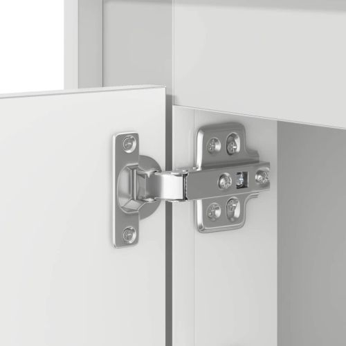 Нощен шкаф Бяло 44 x 34,5 x 45 см Инженерно дърво