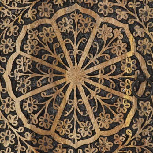 ТВ шкаф, 80x31x46 см, мангово дърво масив