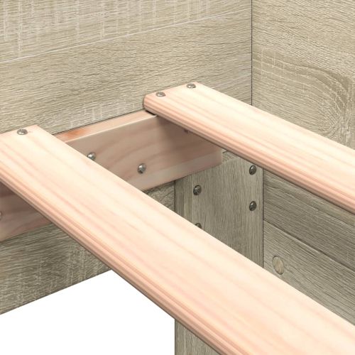 Рамка за легло без матрак сонома дъб 90x190 см инженерно дърво