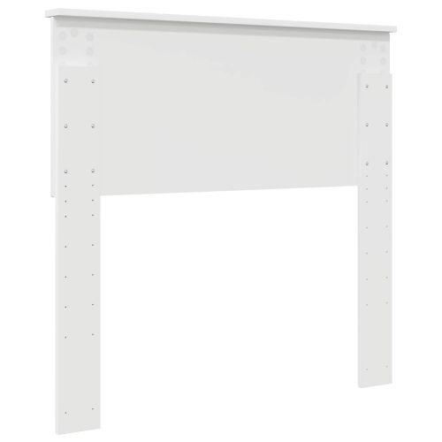 Облегалка за глава с таблото Бяло 90 cm Инженерно дърво