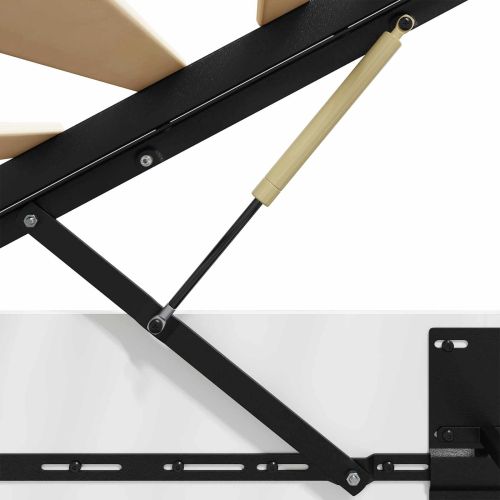 Отоманско легло Бяло 193 x 75,5 x 25 см Инженерно дърво