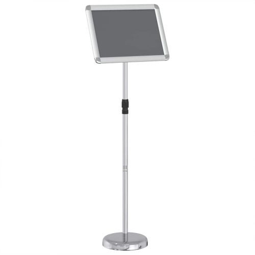 Стендове за търговски прояви Сребрист 25 x 25 x 125 см Алуминий