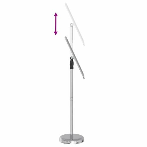 Стендове за търговски прояви Сребрист 25 x 25 x 125 см Алуминий