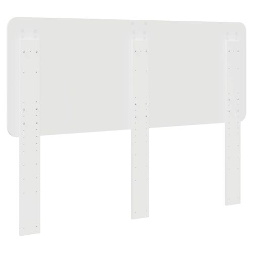 Облегалка за глава с таблото Гланц бяло 150 cm Инженерно дърво