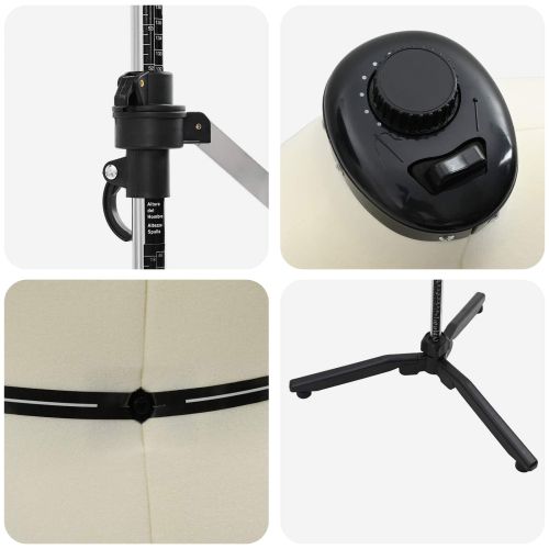 Регулируем формат за рокля женски Крем l Кадифе