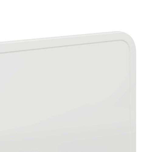 Облегалка за глава с таблото Бяло 160 cm Инженерно дърво