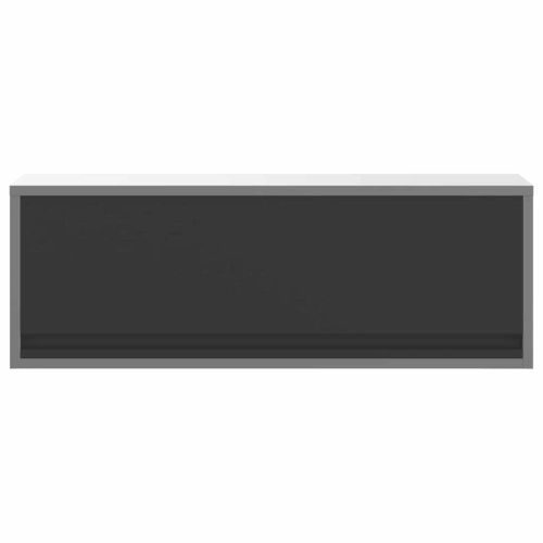 Шкаф за инструменти със съхранение Черен и Сив 100 x 25 x 35 см