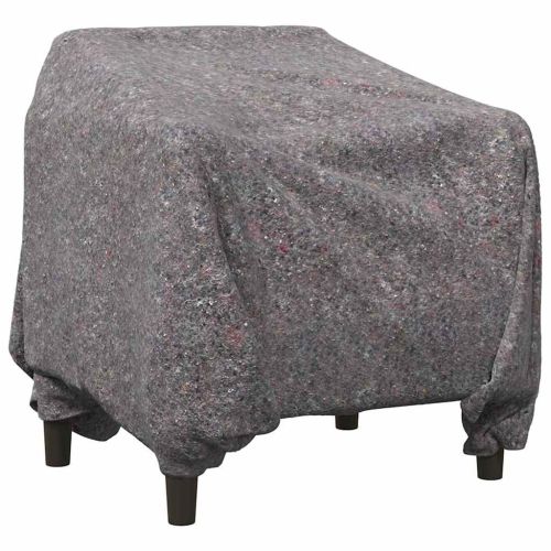 Одеяла за преместване 5 pcs Сив 150 x 200 cm текстил