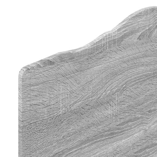 Облегалка за глава с таблото Сив Сонома 100 cm Инженерно дърво