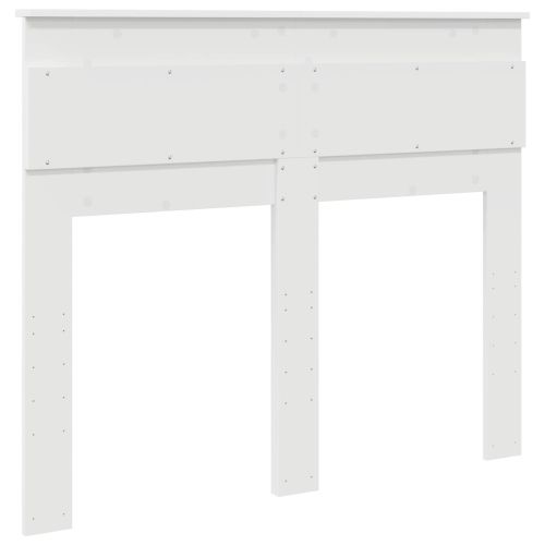 Облегалка за глава с таблото Бяло 135 cm Инженерно дърво